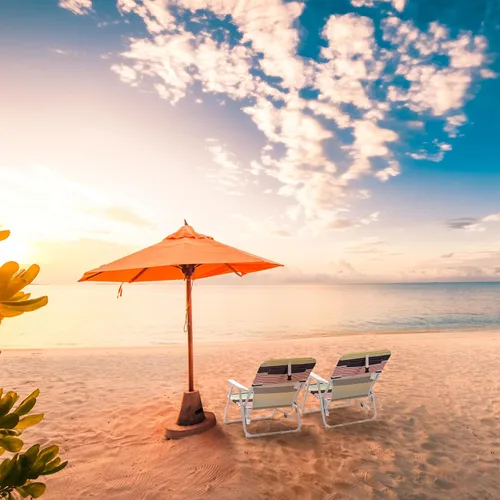 Vista 4 de Ochine Silla de playa plegable clásica, silla al aire libre de aluminio portátil