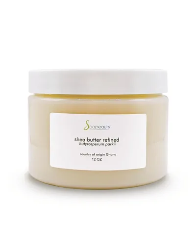 Vista 9 de Soapeauty Manteca de karité africana refinada 100% pura, prensada en frío, sin olor, humectante pura para piel y cabello, procedente de Ghana, 2