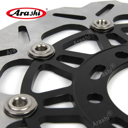 Vista 4 de Arashi Rotores de disco de freno delantero y trasero para Kawasaki Ninja ZX6R 600 2007-2015 Accesorios de repuesto de motocicleta ZX-6R 2008 2009