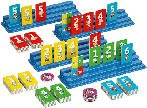 Vista 5 de Schmidt Juegos 51439 MyRummy Kids, Bring Me with Game in a Metal Tin, Colorido