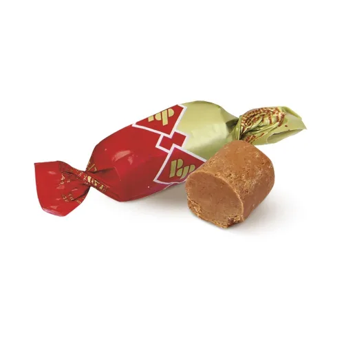 Vista 4 de Krasnyi Oktyabr Batonchik Rot Front Original 250g/8.8oz Barras de caramelo rusas gourmet importadas por UNICONF