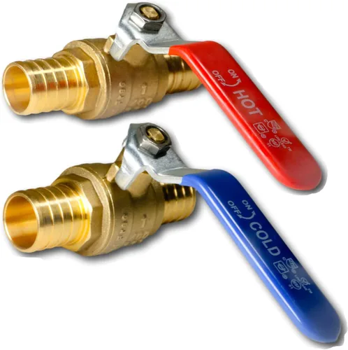 Vista 18 de XFITTING 2 piezas de válvula de bola Pex de 1 pulgada, 23-1-1 = 2X (2 paquetes)