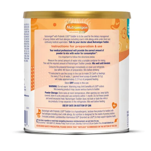 Vista 3 de Nutramigen Probiotic LGG - Nutrición hipoalergénica para niños pequeños