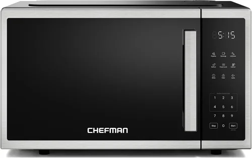 Vista 9 de Chefman Horno microondas compacto de 0.7 pies cúbicos, 700 W con 10 niveles de potencia, 3 ajustes preestablecidos de cocción con cocción expresa