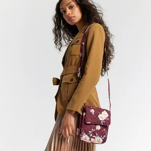 Vista 5 de Bolso cruzado pequeño de sarga de rendimiento para mujer