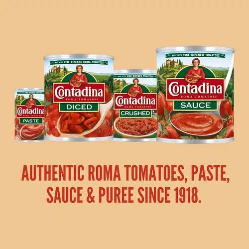Vista 3 de Contadina Exprimidor de pizza de tomate y albahaca, 15 onzas (paquete de 1)
