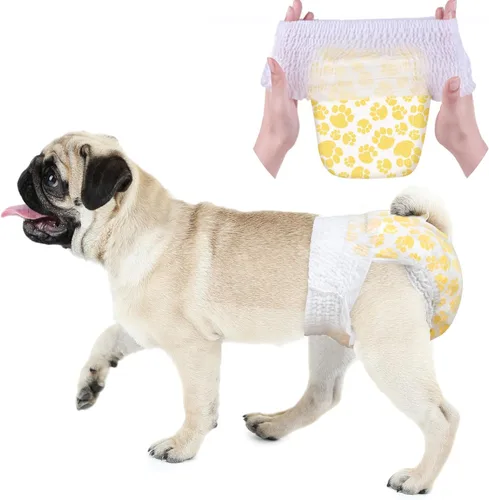 Vista 9 de Dono Pañales desechables para perros hembra, talla XS, 96