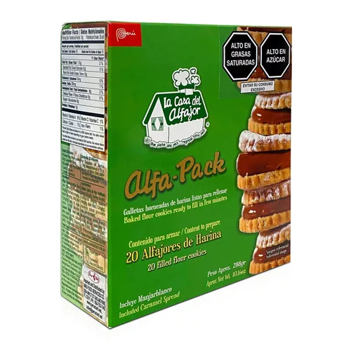 Vista 4 de Alfajores de Harina La Casa Del Alfajor Perú 2 cajas de 20 cada una