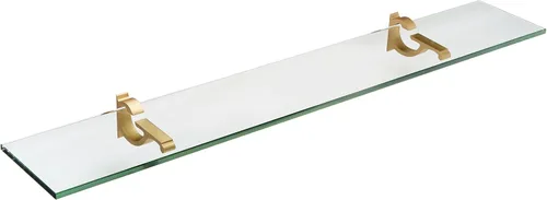 Vista 5 de Spancraft Glass M-4.75x12-Estante de vidrio negro estilo monarca, negro, 4.75" x 12