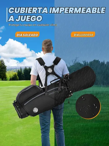 Vista 7 de Lightweight 7 Way Golf Stand Bag for Men Women, Upgrade Base Multi Pckets Cooler Pockets, Full-Length Dividers, Ergonomic Dual Strap Design
