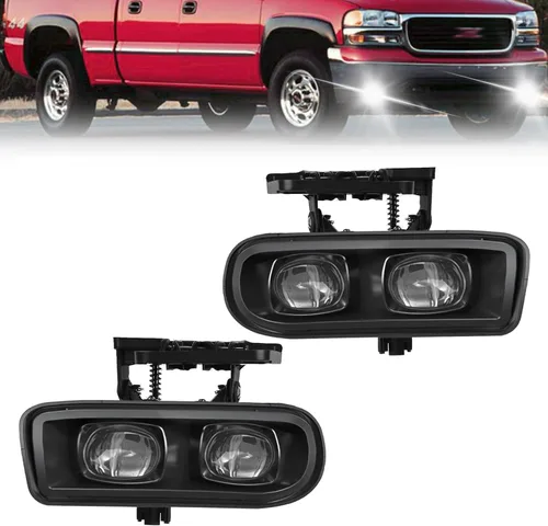 Vista 15 de Shocklight Luces antiniebla LED de repuesto para Dodge Ram 1500 2009-2012, Dodge Ram 2500 3500 2010-2018 Lámparas antiniebla izquierda y derecha