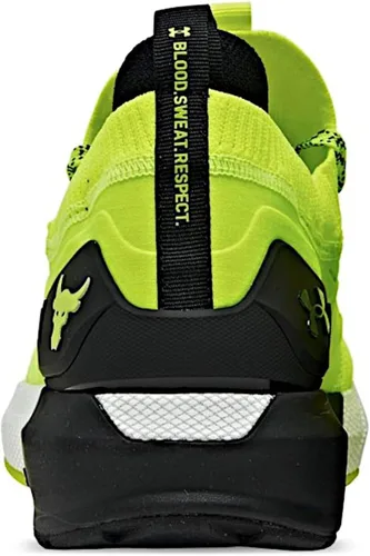 Vista 5 de Under Armour Rendimiento Técnico de Tren Hombre, Amarillo Neón