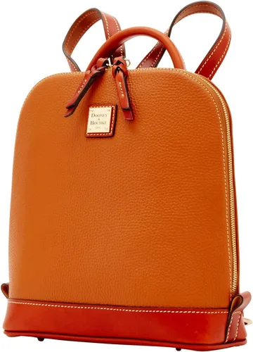 Vista 2 de Dooney & Bourke Handbag, Pebble Grain Zip Pod Backpack - Caramel