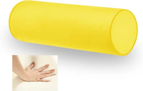 Vista 19 de Almohada de espuma viscoelástica 16x6 para el cuello para dormir, alivio del dolor de cuello, para dormir de lado, espalda o estómago, para coche