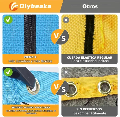 Vista 3 de All-in-one Portable Badminton & Pickleball Net Set for Backyard Driveway