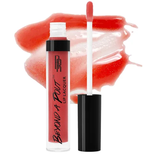 Vista 17 de Black Radiance Beyond A Pout Lip Lacquer Lip Gloss, Cajun Spice