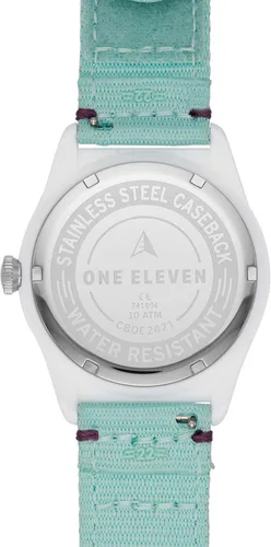 Vista 4 de (111) Reloj solar casual SWII fabricado de forma sostenible y de nailon reciclado para todo género