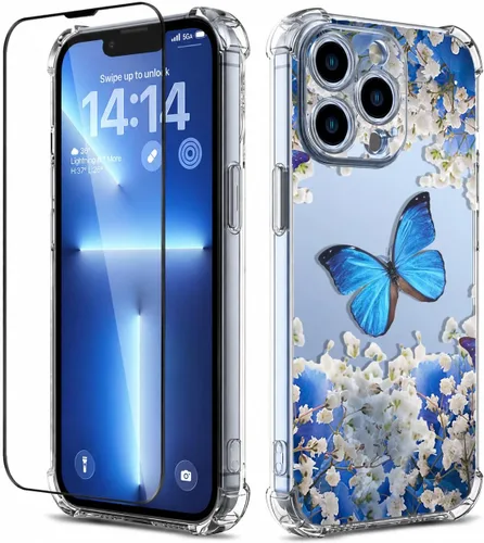 Vista 27 de Funda para iPhone 13 y iPhone 14 (6.1 pulgadas) con protector