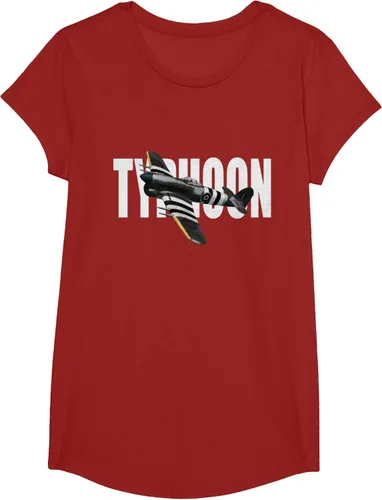 Vista 79 de RAF Hawker Typhoon WW2 Fighter Aircraft T-Shirt