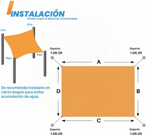 Vista 4 de TANG Toldo impermeable de 10 x 15 pies, para exteriores, bloqueo UV, borde curvado para patio, piscina, pérgola, turquesa