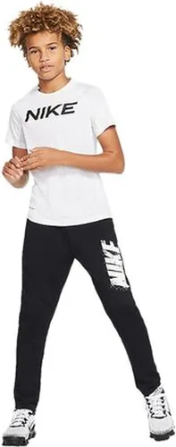 Vista 7 de Nike Kids Boy's Pro Short Sleeve Fitted Top (Big Kids) WhiteBlack