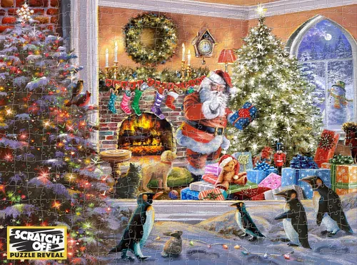 Vista 2 de 4D Cityscape Puzzle - Scratch Off - Rompecabezas de la víspera antes de Navidad