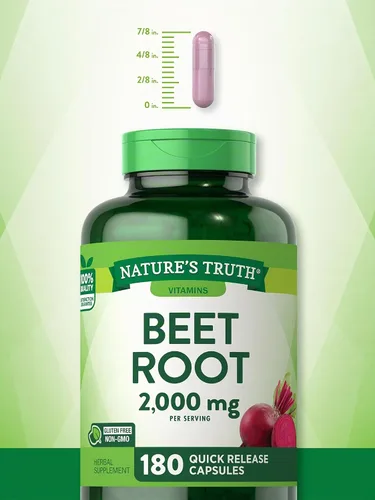 Vista 5 de Nature's Truth Cápsulas de raíz de remolacha 2,000 mg 180