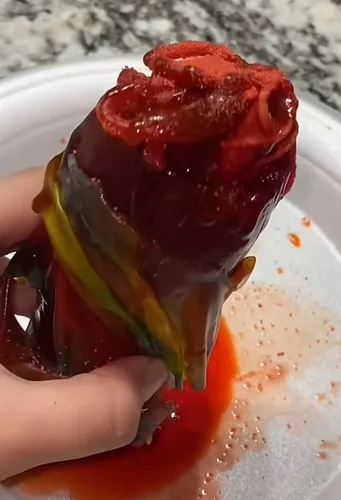 Vista 6 de Kit de Pepinillos con Chamoy, Mezcla de Dulce Mexicano Listo para Hacer la Famosa Tendencia de TikTok, Incluye Pepinillo Original Alamo Dill, Baby