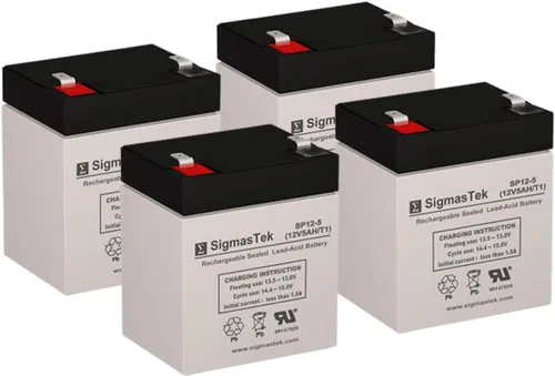 Vista 8 de SigmasTek Leoch Battery DJW12-4.5 - Batería de repuesto - Terminal F1 de 12 voltios 5 AH (2 unidades)