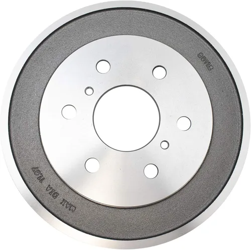 Vista 4 de TRQ Pastilla y rotor de freno delantero y trasero, kit de zapata y tambor de cerámica compatible con Chevrolet Silverado 1500 2007 Silverado 1500