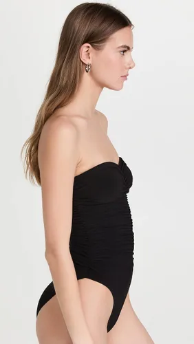 Vista 4 de Norma Kamali Bañador Slinky Marissa de una pieza para mujer Negro