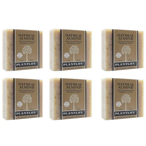 Vista 40 de Plantlife Ambrosia - Jabón hidratante y calmante para tu piel, hecho a mano con ingredientes a base de plantas, hecho en California en barra de 4