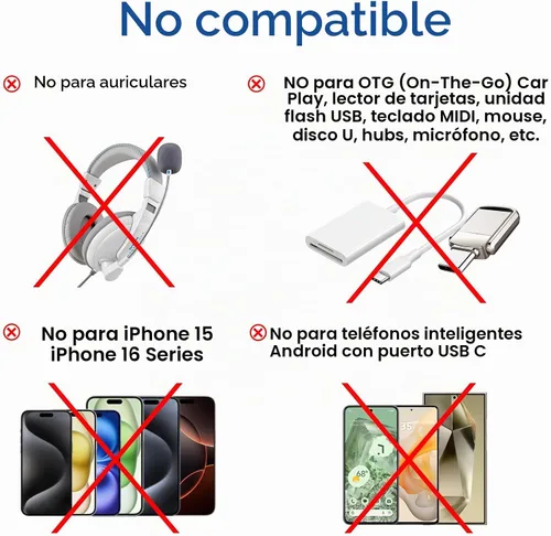 Vista 2 de TechMatte - Juego de 2 adaptadores USB C hembra a Lightning macho, 2.2A de carga y transferencia de datos, compatible con iPhone 14, 13, 12, 11, XS