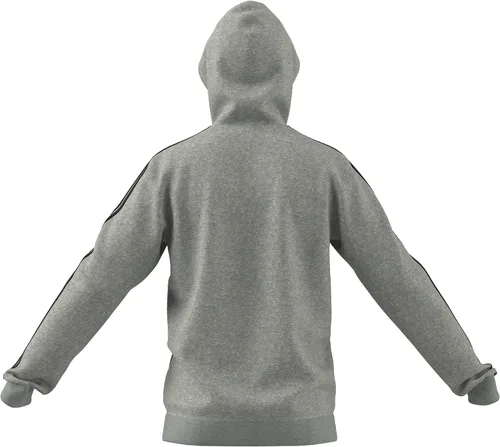 Vista 10 de adidas Sudadera con capucha Essentials de forro polar con 3 rayas y cremallera completa