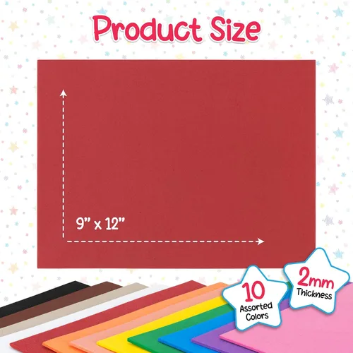 Vista 3 de Hygloss Productos Hojas de espuma artesanal, surtido