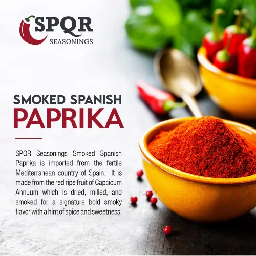 Vista 8 de Pimentón ahumado XL de 7 onzas en tarro gourmet grado restaurante audaz sabor a pimentón español ahumado por SPQR Seasonings