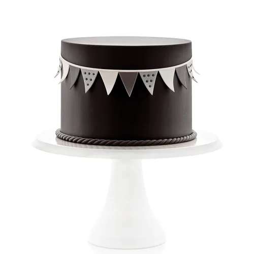 Vista 4 de Fondant de satén de Satin Ice para decorar pasteles, negro (4.4 onzas)