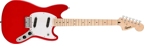 Vista 11 de Guitarra eléctrica Squire Sonic Mustang, Sunburst de 2 colores, diapasón de arce