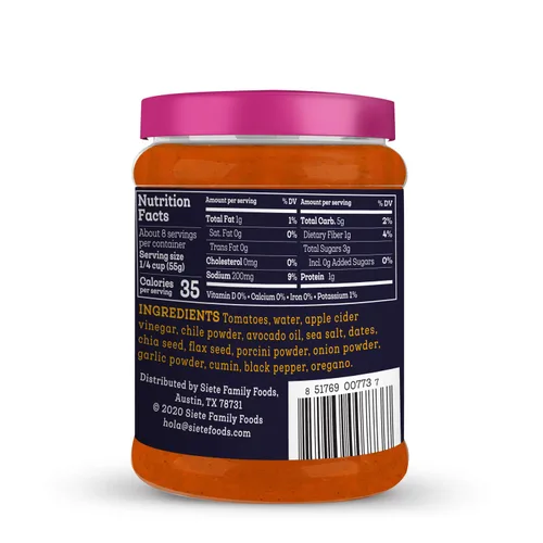 Vista 2 de Siete Family Foods Salsa Enchilada roja, 15 onzas