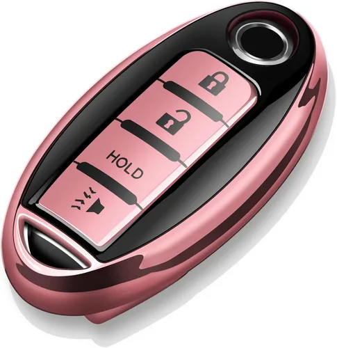 Vista 8 de Tukellen Compatible con Nissan - Funda para llavero de TPU suave para Infiniti X-Trail Rogue Altima Quest Pathfinder Sentra Patrol CIMA Fuga Armada