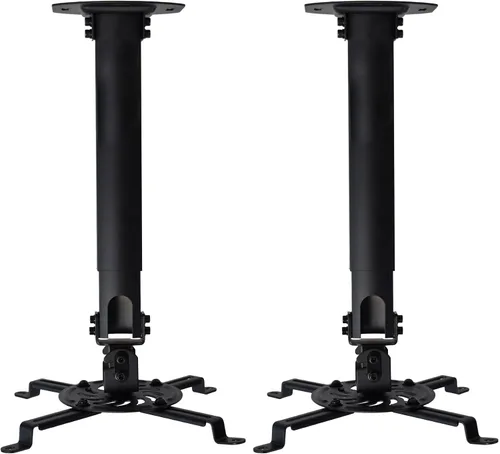 Vista 14 de VIVO Soporte de proyector de techo extensible, proyección ajustable en altura, rango de montaje de hasta 12.5 pulgadas con rango de mini proyector