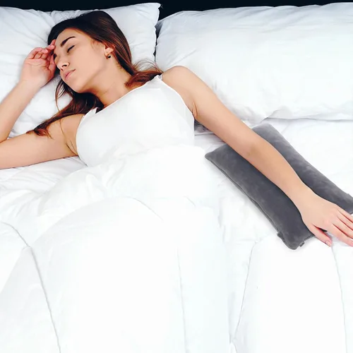 Vista 6 de Almohada de elevación de brazo rellena de espuma viscoelástica triturada, almohada de elevación estabilizadora para hinchazón y circulación, alivio