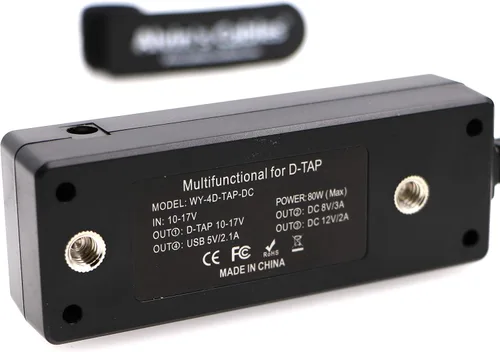 Vista 7 de Alvin's Cables Cable divisor D-tap con interruptor de alimentación macho DTap a 4 hembra D Tap 2 DC USB para batería de montaje en V para cámara