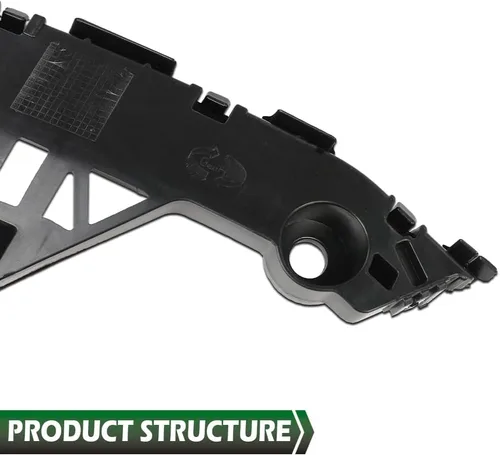 Vista 5 de GRAND ORANGE Juego de retenedores de parachoques compatible con Mazda 3 y 3 Sport 2010-2013 Kit de soporte de parachoques delantero de 2 piezas