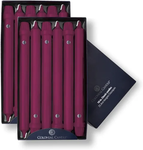 Vista 80 de Colonial Candle Handipt Collection - Vela cónica sin perfume, color blanco, 6 pulgadas, paquete de 12, hasta 4 horas de combustión