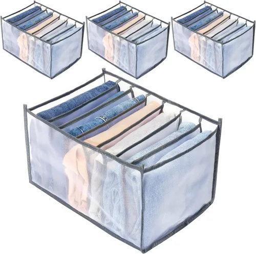 Vista 8 de TOOVREN Organizador de cajones para brasieres, divisor para cajones de ropa interior, contenedores de almacenamiento de lencería, organizadores