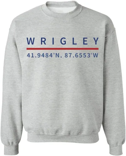 Vista 5 de Wrigley Field Coordenates Sudadera con cuello redondo Blanco