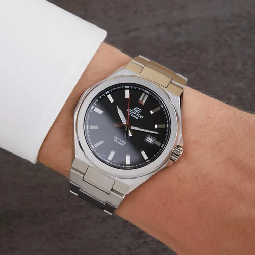 Vista 2 de Casio Reloj de cuarzo para hombre No aplica 03 Building, plateado, Moderno