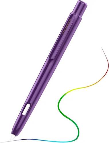 Vista 11 de Moko Funda protectora compatible con Apple Pencil Pro, Apple Pencil de 2ª generación, funda protectora retráctil para Apple Pencil con clip, funda