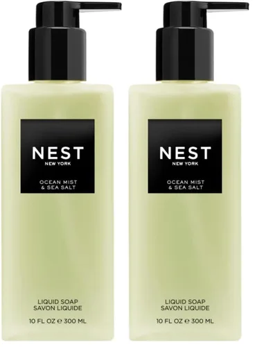 Vista 10 de NEST New York - Jabón líquido, limón y menta de Amalfi - 10 onzas líquidas - Limpia y nutre la piel - Aprox. 300 bombeos por botella - Sin gluten